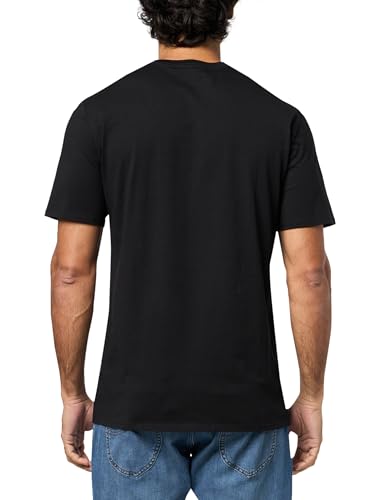 Image of Karl Lagerfeld Men's Crewneck Short Sleeve Graphic Design Relaxed Fit T-Shirt