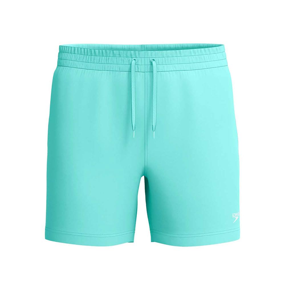 Speedo Men's 16" Watershort Swiming Trunks| Quick Dry | Comfortable Fit | Clasic Style | Drawstring Waist, Arctic Glas, XXL