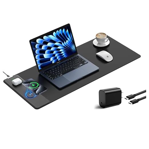 TopMade XL Gaming Mouse Pad With Charging