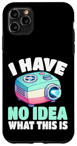 I Have No Idea This Is What Is 70s 80s レトロ スライドプロジェクター スマホケース iPhone 11 Pro Max 用