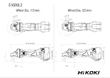 HiKOKI G18DSL2W5Z Szlifierka Kątowa Akumulatorowa 18V, Korpus 125 mm