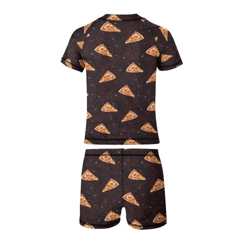 Pizza GalaxyChildren's Swimsuits Boys Two Piece Suit9-11Y（140cm）4