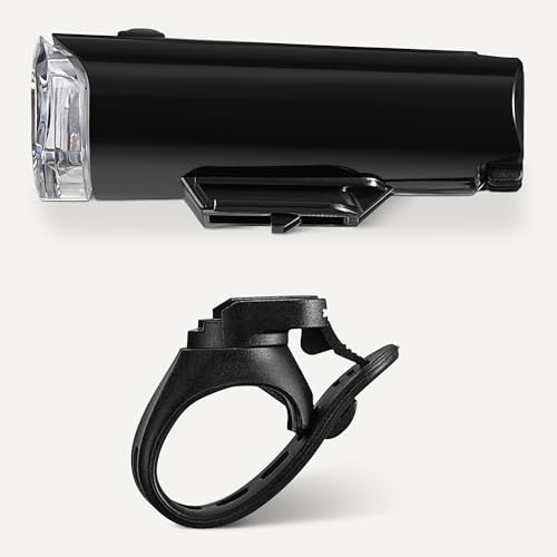 Amazon Basics Luces para Bicicleta para Día/Noche, Luz Delantera Negra y Luz Trasera Roja, Tres Modos de Iluminación, Opciones de Montaje Versátiles miniatura 3