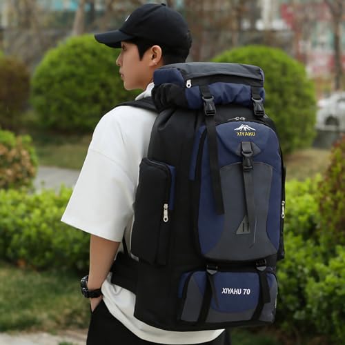 Mochila de senderismo Lawaia 70L para camping y trekking miniatura 5