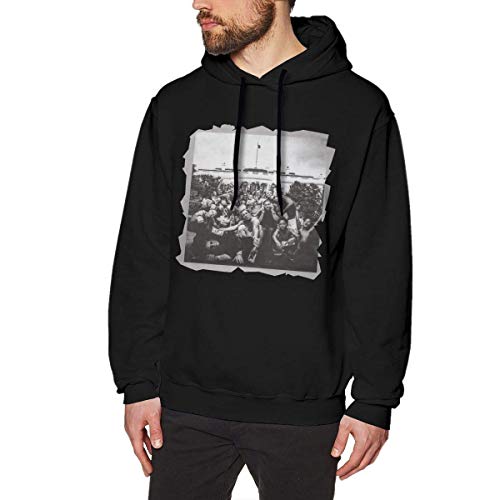 Ytdbh Sudadera con Capucha Hombre, Kendrick Lamar to Pimp A Butterfly Men's Hooded Sweatshirt Black