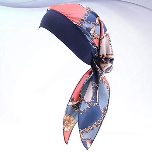 KESYOO Turbante EnvoltÃ³rio da CabeÃ§a Cachecol Chiffon ElÃ¡stico de Cauda Longa Headwraps Cabelo Lo