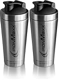 IronMaxx Eiweiß Shaker - 750ml Steelshaker | Auslaufsicher, Spülmaschinengeeignet, BPA & DEHP-frei...