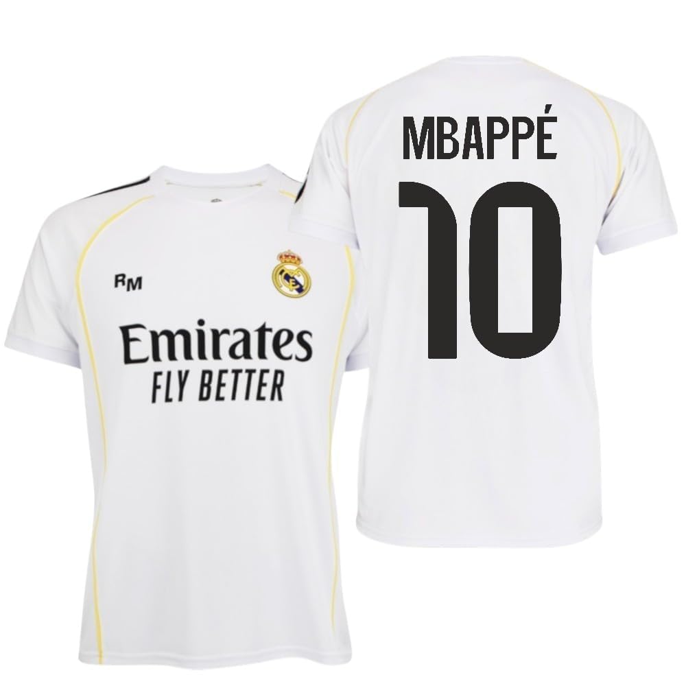 Real Madrid Conjunto Infantil 1a Equipación 25-26 Chemise Mixte Enfant (Lot de 1)