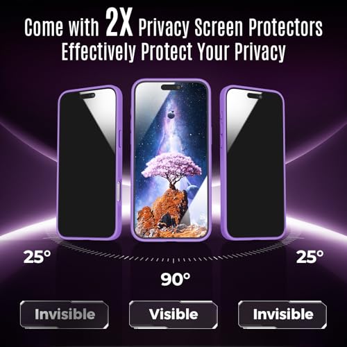 Image of Symcele Designed for iPhone 16 Pro Case, Light Purple