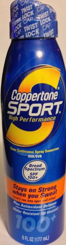 Copp Cs Sport Spf100plus Size 6.Z Coppertone Sport Continuous Spray Sunscreen, Spf 100+
