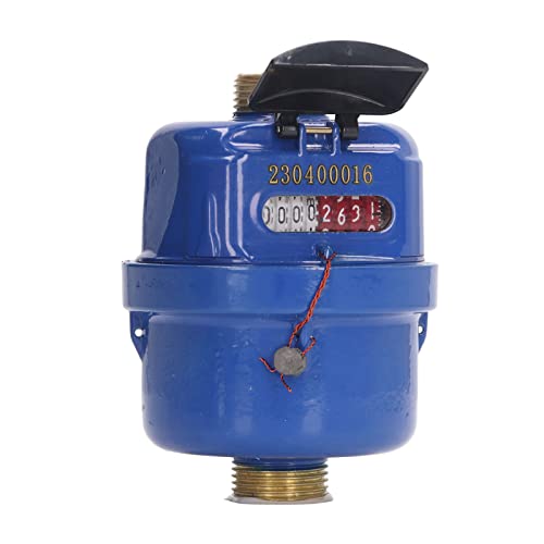 Débitmètre d'eau avec corps en laiton robuste 1/2 pouce - 6