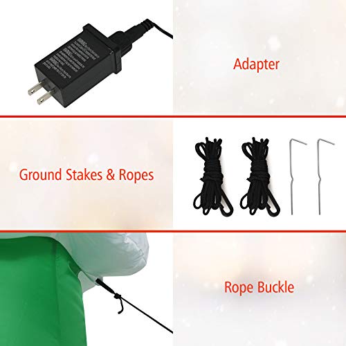 Tangkula 6 Ft Inflatable Christmas Tree, Giant Christmas Tree With 2 Gift Wrapped Boxes, Air Blow Christmas Tree With Waterproof Fan, Blow Up Tree With Waterproof Fan For Home Garden Yard #TOP7