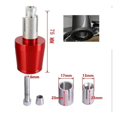 Puños de manillar de 7/8'' para moto Honda CBR600F de 2011 a 2017 6