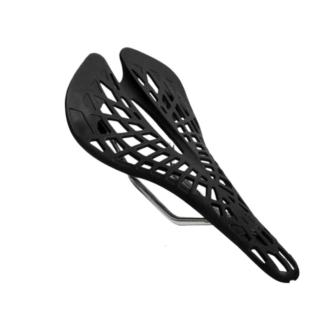 Bike Seat Mountain Road Seat Saddle Bike Hollow Seats Cycling Parts(Black)