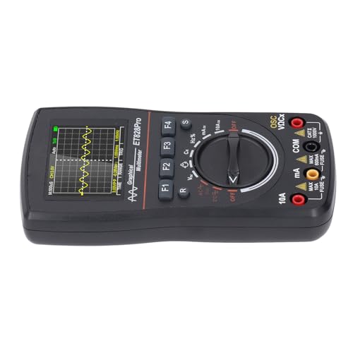 Handheld Digital Multimeter 2 in 1 50Msp 10MHz Bandwidth Multifunctional and Multimeter with LED Display and Storage Capacity