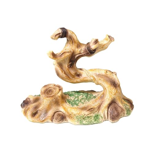 STARTIST 爬虫類用クライミングトランクブランチ装飾 木製マイクロランドスケープ 水槽オーナメント トカゲ・アゴヒゲトカゲの生息地装飾