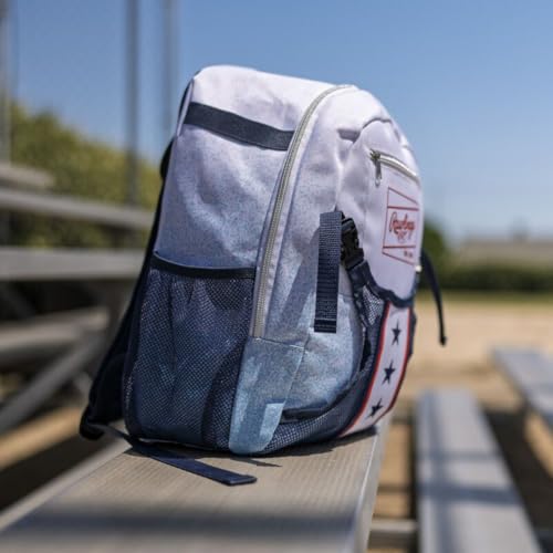 Image of Rawlings | T-Ball Equipment Bag Backpack | USA 250 Americana Edition
