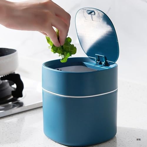 Caneca de Basura Mini 2L Plástico Azul Oscuro miniatura 7