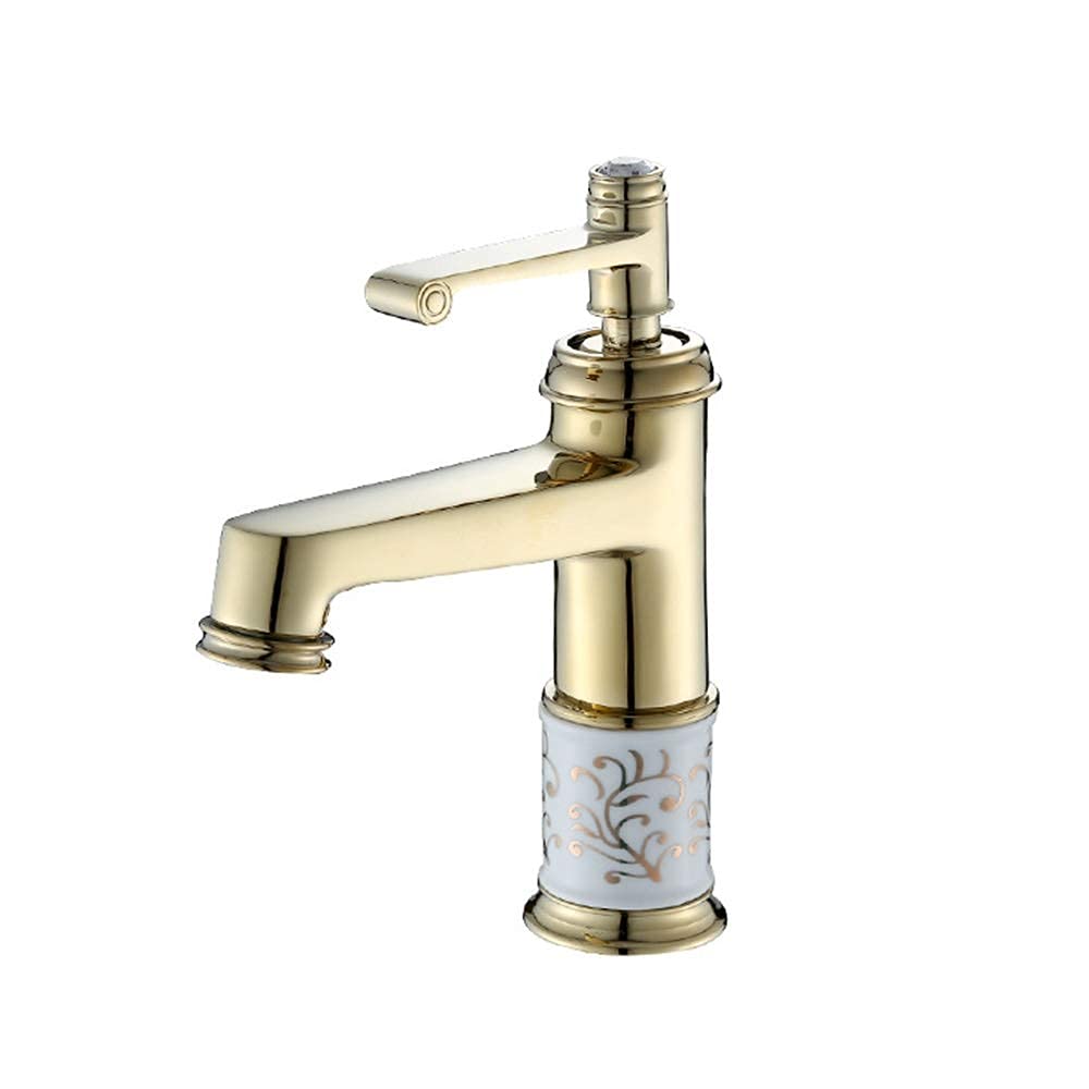 Robinet de cuisine en cuivre mitigeur de lavabo style vintage