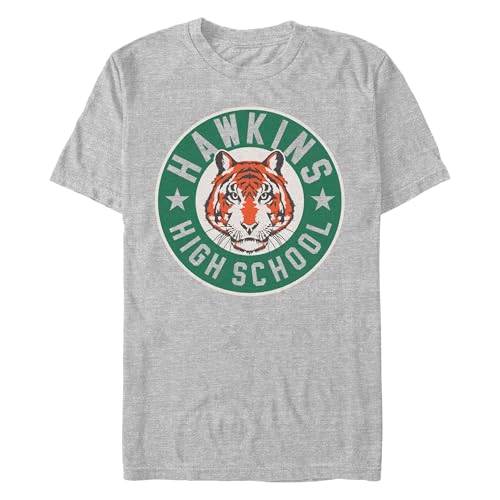 T-shirt Hawkins High Tiger Netflix, idéal pour le quotidien et soirées série