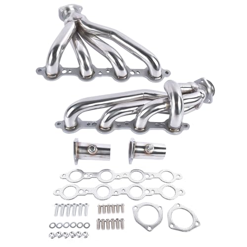 Manifold Header Stainless Steel Replacement for Chevy S10 GMC Sonoma Blazer LS1 LS2 LS6 LS7 Engine 1982-2004