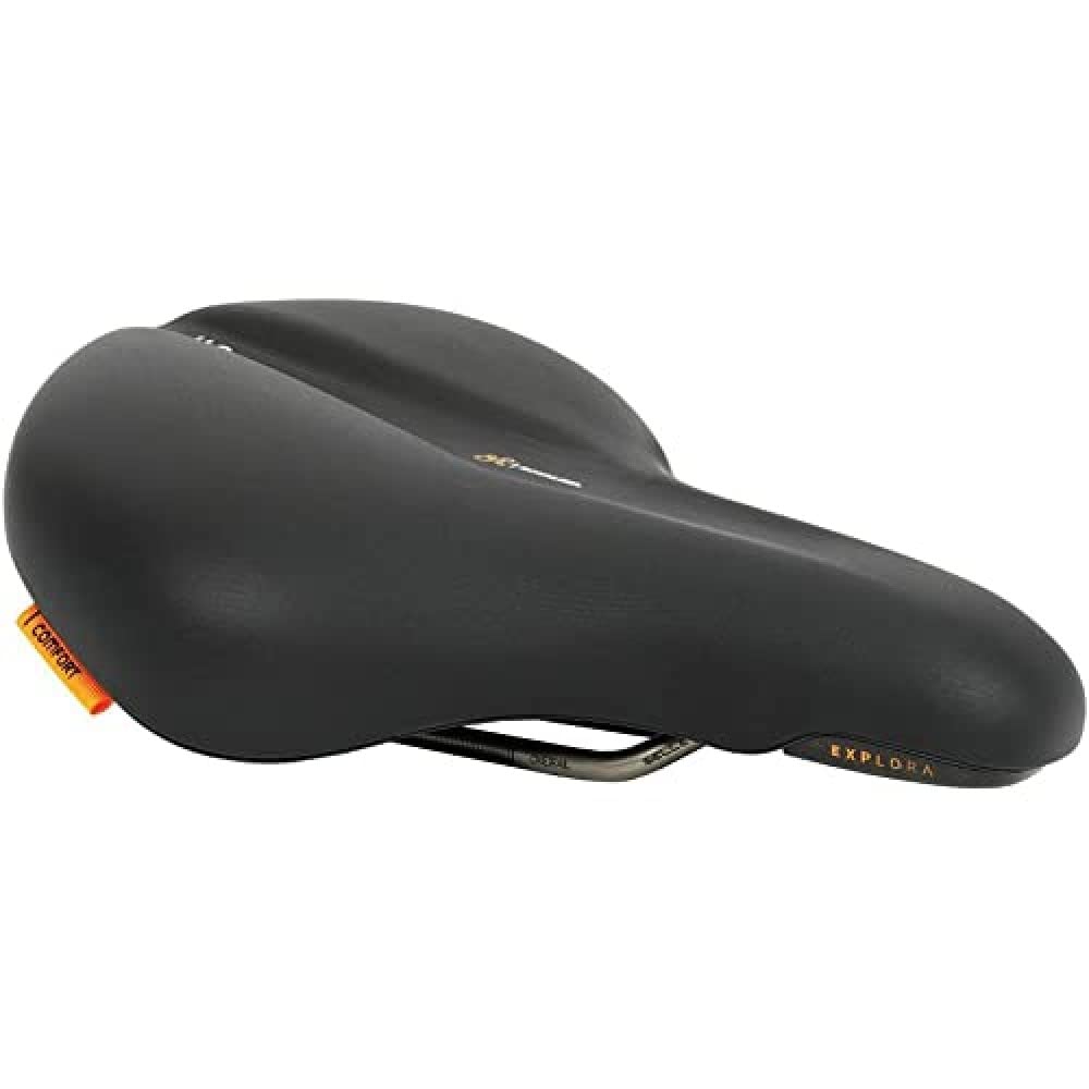 Selle Royal Explora Relaxed,Bicycle Saddle for Mixed Terrain, Black, One Size