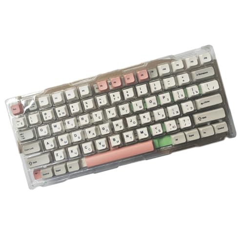 Teclas de teclado mecánico PBT premium con altura XDA y acabado DyeSubbed retro 9009