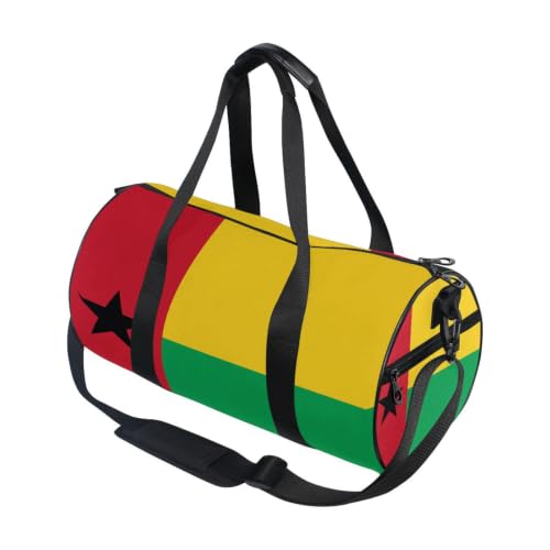 Bolsa de deporte redonda y ligera de Guinea-Bissau para entrenamientos y escapadas
