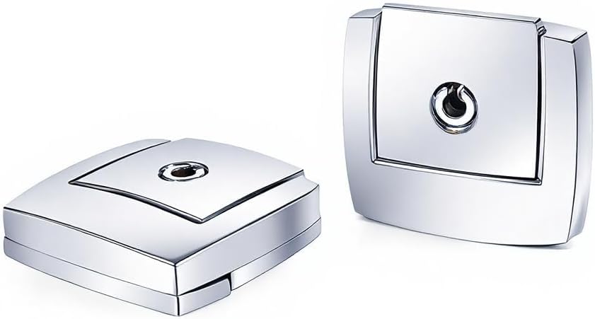 2 Pack Chrome Tour Pack Latches Kit Compatible with Harley Touring Models 1980-2013 Electra Glide Street Glide Road King Razor Chopped King Luggage Trunk​
