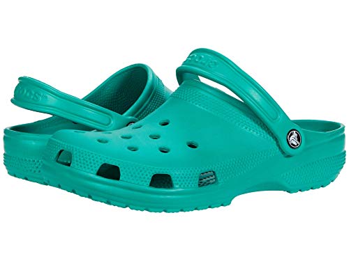 Image of Crocs Unisex Adult Classic Deep Green Clog-5 UK (38.5 EU) (6 US) (10001-3TJ)