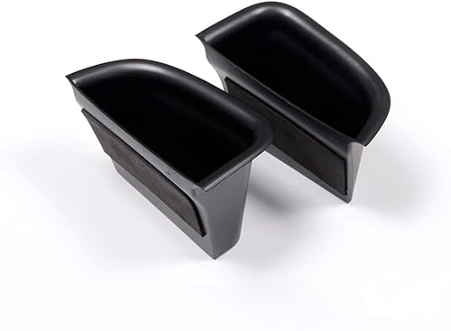 Miniatura 2 de Caja de almacenamiento negra para puerta delantera y trasera, accesorios compatibles con Volvo S90 V90 2018 2019 2020 2021 2022 2023 para manija de