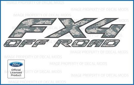 Decal Mods FX4 Off Road ACU Digital Camo/Camuflaje Pegatinas Pegatinas para Ford F150 - FDCACU (1997-2008)
