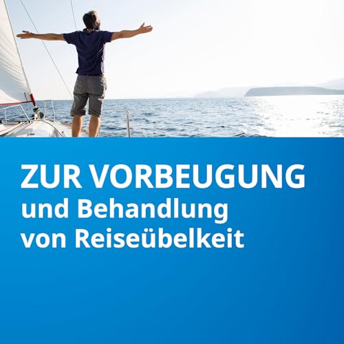 Reisetabletten STADA 50 mg, zur Vorbeugung und Behandlung von Reisekrankheit, Schwindel, Übelkeit und Erbrechen, 10 Stk