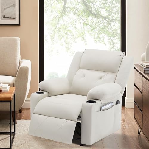 Sillón reclinable con calefacción verde menta miniatura 7