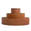 ESTEXO Plantenpiramide Bloembed Verhoogd bed kruidenbed kruidenspiraal patina plantenring ring roest plantenpiramide plantenbed (30/60/90 cm)