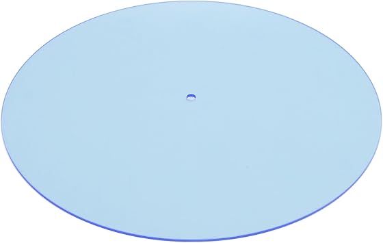 GOWENIC Audiophile Acrylic Slip Mat for Record Player Light Blue