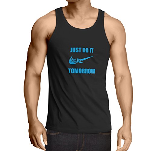 lepni.me Camisetas de Tirantes para Hombre Solo hazlo mañana, motivación del Entrenamiento,...