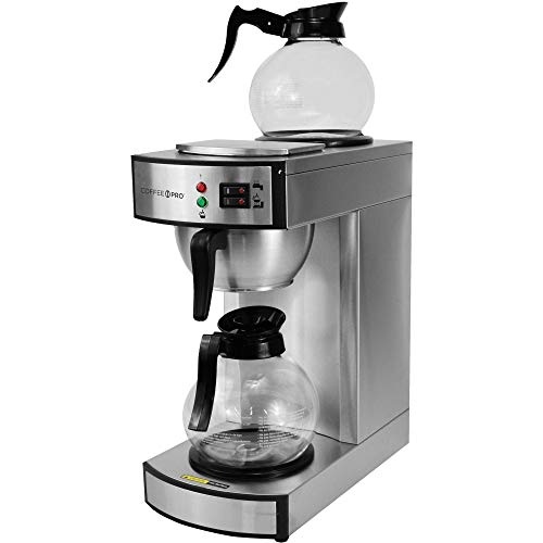 Coffee Pro CPRLG2 Coffee Maker, One Size, Stainless Steel