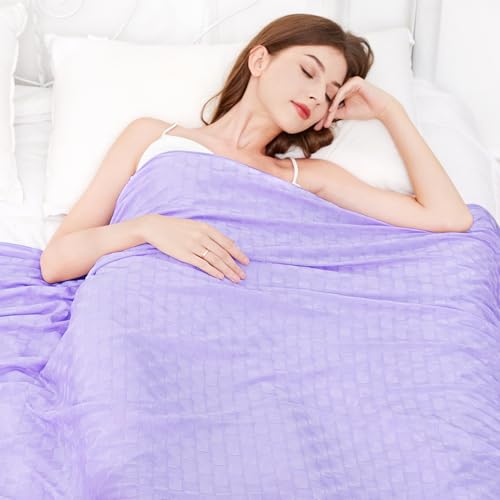 Image of AmyHomie Cooling Blanket for Hot Sleepers,Lightweight Summer Queen Size