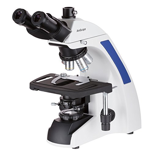 Image of AmScope T720 1000X Plan Infinity Kohler Laboratory Trinocular Compound | 40X-1000X Magnification Range Compound Biological Microscope