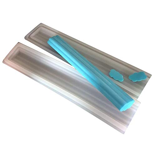 Kitabetty Tube Moule en Silicone, Nuage Savon À La Main Moule Gelée Pudding Moule À Savon Savon Tube Moule pour Bricolage Artisanat Dessert Argile Décoration De Fête, Couleur Aléatoire Cover