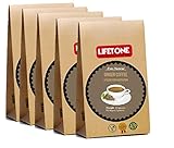Ingwer Koriander Kardamom Kaffee | Yoga Kaffee | Kaffeebohnenmischung mit Kardamom, Koriander, Ingwer, Nelke, Pfeffer und Zimt 100 Beutel 200g | Entgiftungskaffee | Stressabbau Kaffee