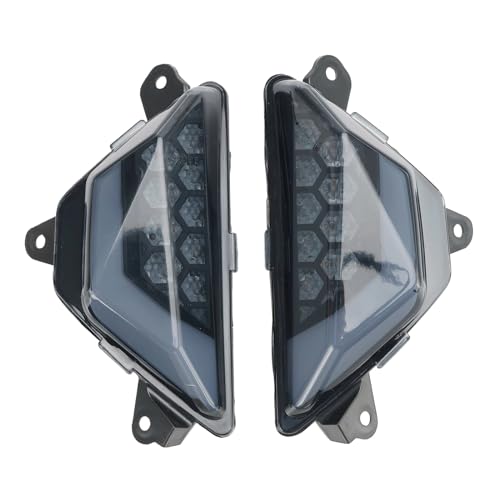 Topteng LED Front Turn Signal Light Turn Signals for KAWASAKI NINJA 300 2013-2017, NINJA 400 2018-2023, NINJA 650 2012-2023, ZX-6R 2013-2022, ZX-4RR 2023+