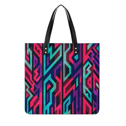 Sac à main shopper coloré de 39x39cm résolvant le manque d'espace pour voyager