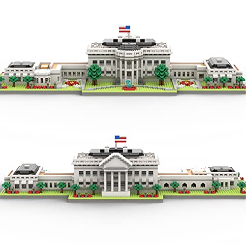 Semky QS008 Micro Mini Blocks White House Famous Landmark Model Set,(3000Pieces) -Building And Architecture Toys Gifts thumb #1