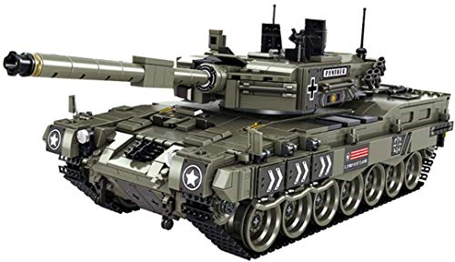 YLPCK Panzer Modell Spielzeug, Armee Waffe Panzer Modellbausatz, 1747 Teile Bausteine Kompatibel mit Lego Geschenke für… – Bild 3