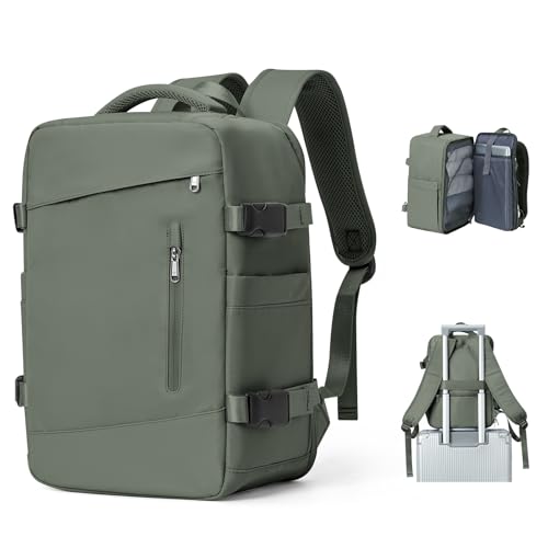 BJLFS Zaino da Viaggio Ryanair 40x20x25 Bagaglio a Mano,Bagaglio a mano EasyJet Borsa da Viaggio donna Zaino Viaggio Casual Daypack per laptop da 14 pollici