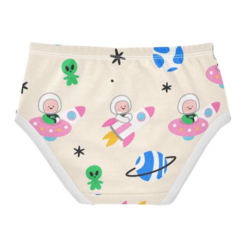 GuoChe Cotton Panties Underwear for Daily Wear Organic Underwear for Kids in Sizes 2T,3T, 4T, 5T, 6Y and 8Y2
