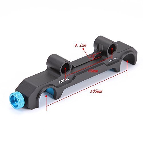 Image of Fotga DP500 III 15mm to 19mm Quick Release Rail Rod Clamp for Follow Focus Sony A7 A7R A7Rs II III A9 A6000 A6300 A6500 Panasonic GH3 GH4 GH5 GH5s Canon EOS 6D 7D 5D Mark II III Nikon D850 Dslr Camera