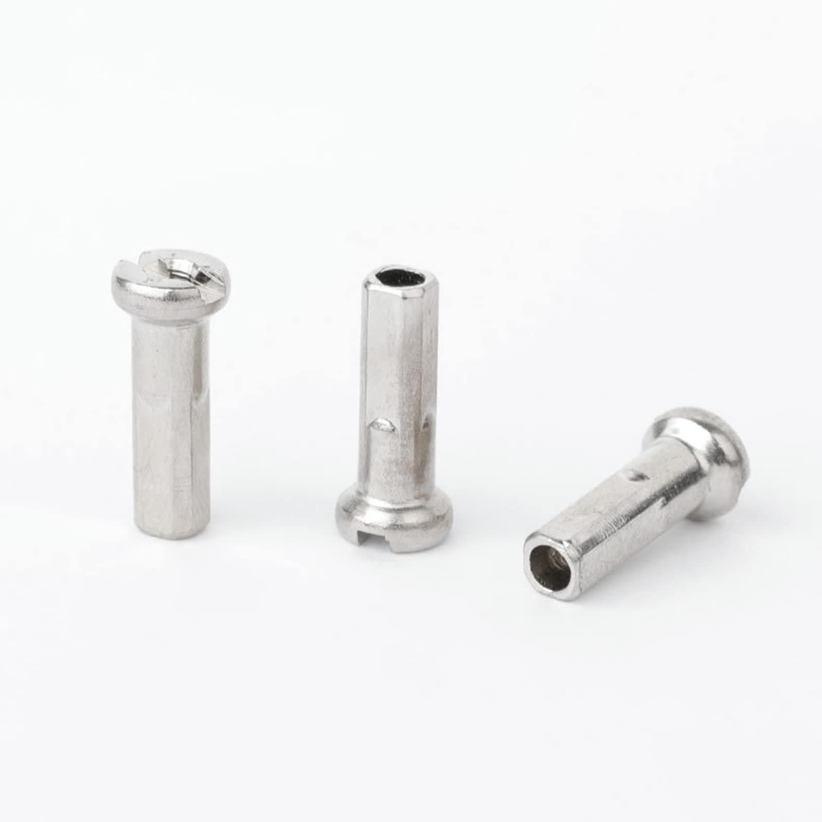Jeu De 36 Rayons Vélo 13G 104mm Acier Noir Et Tétons, Universel Avant/arrière